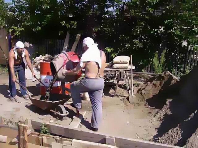 Приготовление бетона